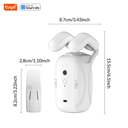 Tuya Smart Wifi Curtain Robot – Remote & Voice Control, Roman Rod Track, Single/Double Opening, 1/2PCS with Gateway