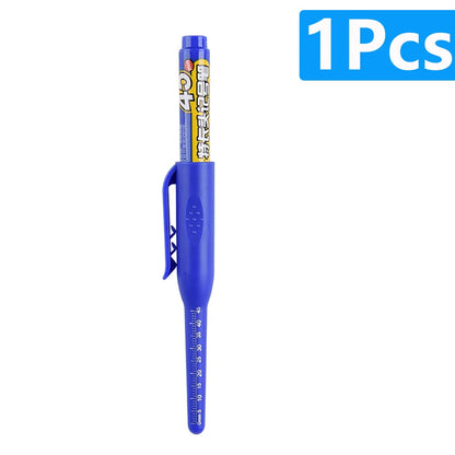 Carpenter Marker Pens — 45mm Long Nib Head, Hole Marker for Woodworking, 100-1PCS White/Black/Blue/Red Hand Tools