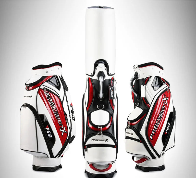 PGM Men's Golf Bag QB034 – PU Waterproof Large Capacity Standard Bag for 14 Golf Clubs