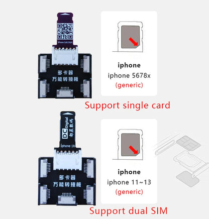 Multi-Card Changer Device – Universal External SIM Card Slot for Android & Apple Phones, 20-Card Expansion with Large Capacity