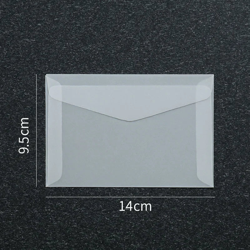 50 Pcs Blank Translucent Envelopes – for Invitations, Postcards, Gift Boxes, Wedding & Business Letters