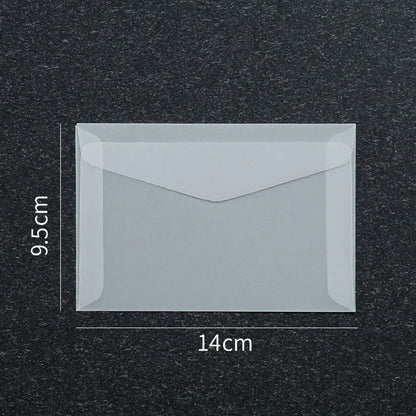 50 Pcs Blank Translucent Envelopes – for Invitations, Postcards, Gift Boxes, Wedding & Business Letters
