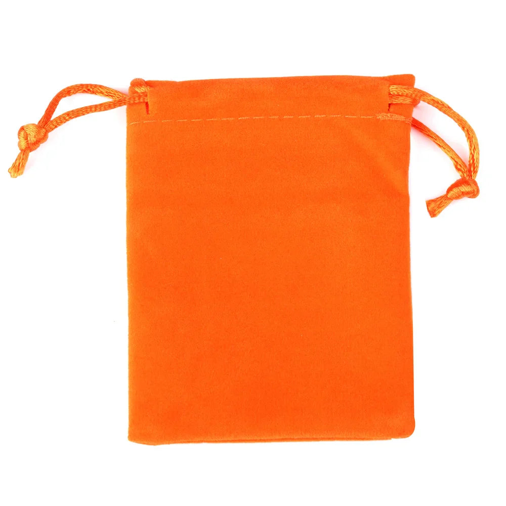 10pcs 5x7cm Mixed Color Velvet Gift Bags | Soft Velvet Drawstring Pouches for Christmas Jewelry Packaging