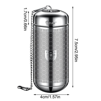 Stainless Steel Tea Infuser & Spice Strainer - Locking Mesh Ball Filter for Tea & Seasoning
