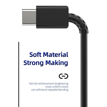 NNBILI 2-Pack 45W USB-C Fast Charging & Data Cable — Compatible with Samsung Galaxy S20/S22/S23 Ultra, Note 10+, A54 5G