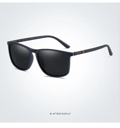 Fashion Square Polarized Sunglasses for Men – Luxury Designer UV400 Driving & Fishing Eyewear