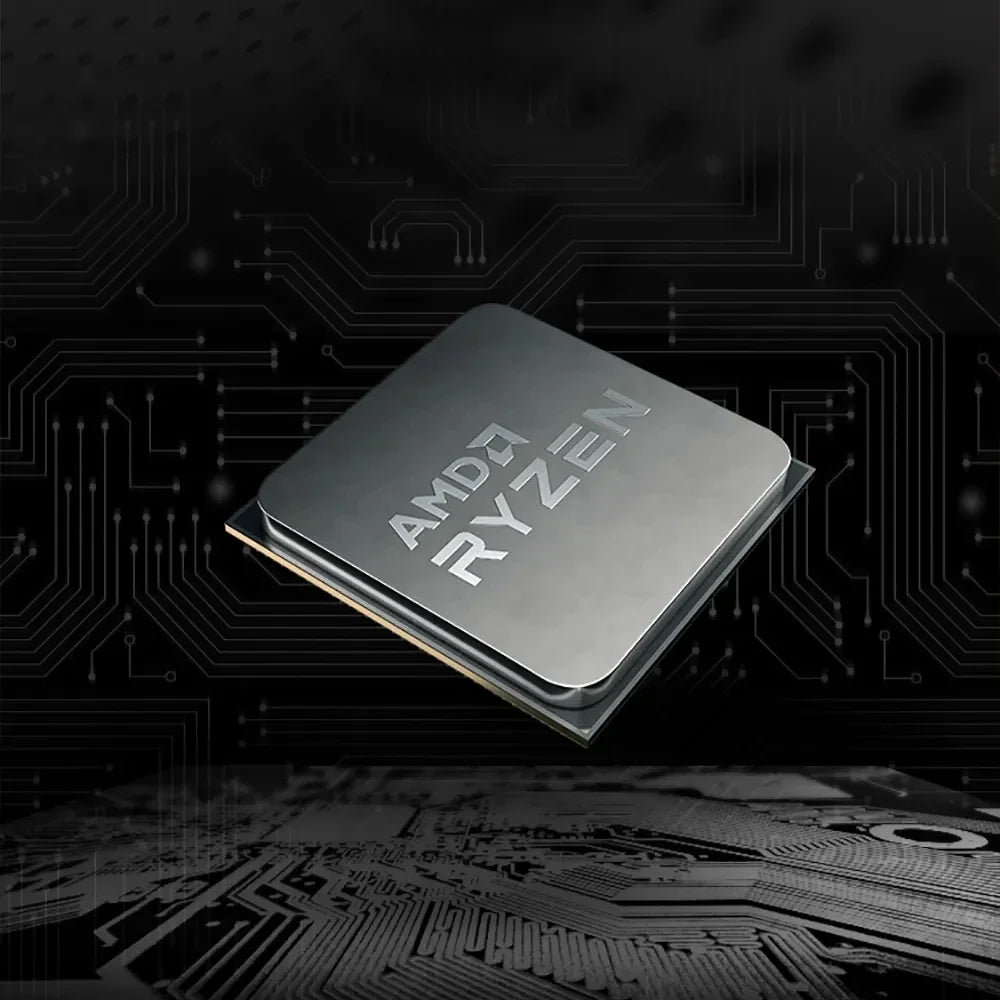 AMD Ryzen 5 5500 CPU Processor - 6-Core, 12-Thread, 3.6GHz, 16MB L3 Cache, 7NM, Socket AM4 (No Fan)