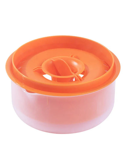 Egg Yolk Separator with Large Capacity - Clear Kitchen Gadget and Baking Tool - Essential Kitchen Accessory