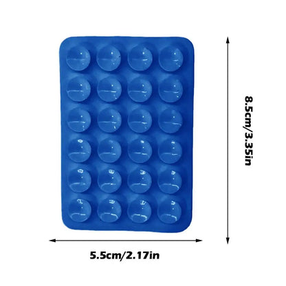 Multifunctional Silicone Suction Cup for Mobile Phones – 24 Square Single-Sided Anti-Slip Holder Mount