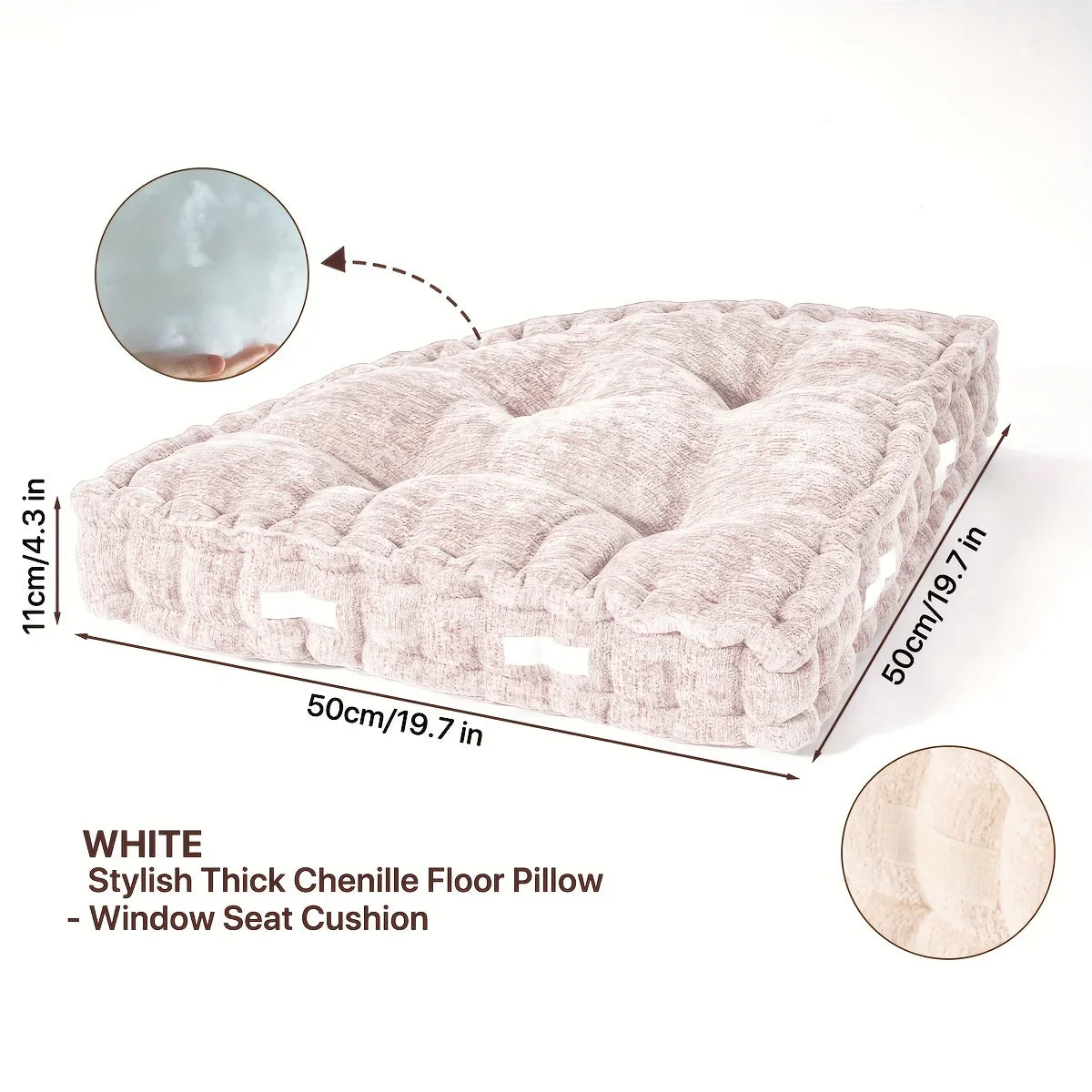 1-Count Triangular Reading Cushion – Comfortable Pillow for Chair, Floor, Sofa & Outdoor Use