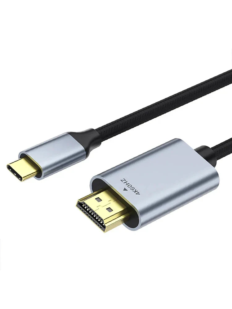 Vothoon USB-C to HDMI Cable Adapter – 4K 60Hz Type-C to HDMI, Thunderbolt 3 Compatible for MacBook Pro/Air, iPad Pro