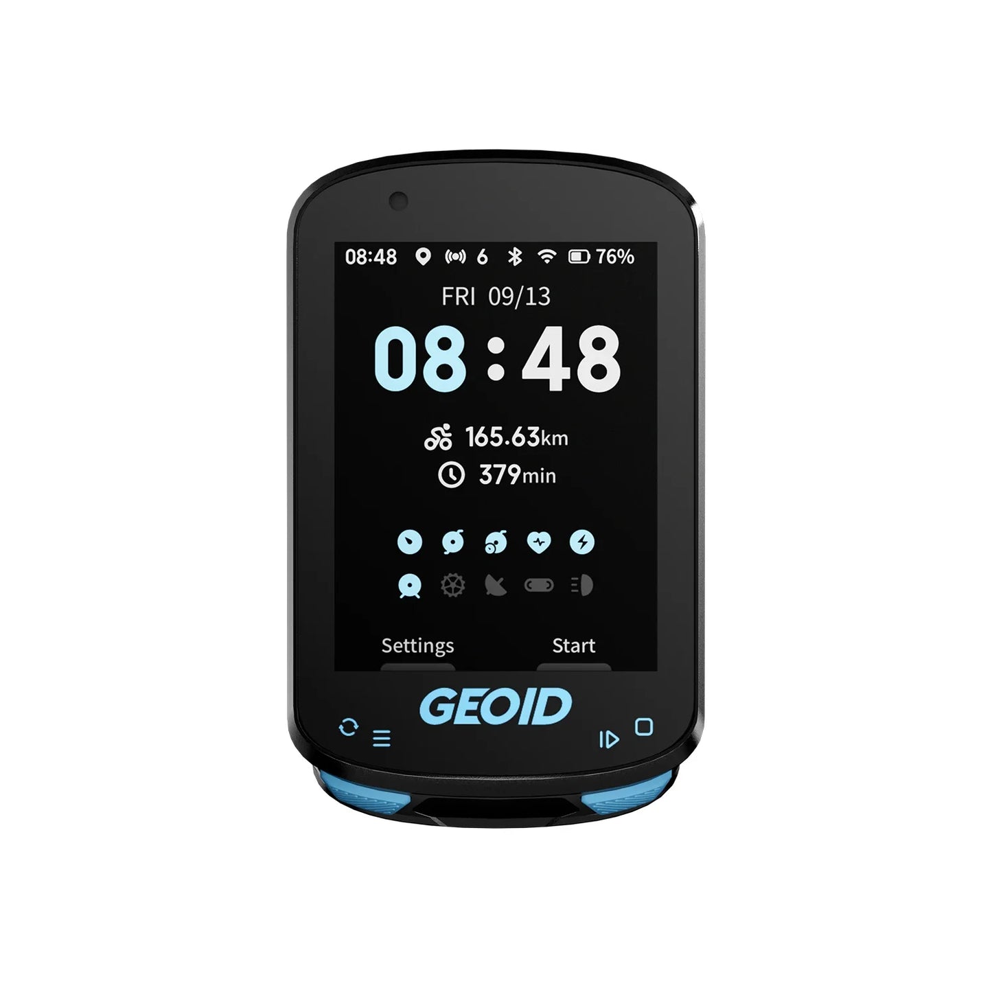 GEOID CC600 Bike Computer – Color Screen Smart GPS Speedometer with Wireless ANT+, WIFI, 11 Languages & Cycling Odometer