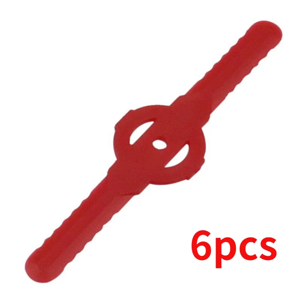 6/12/20PCS String Trimmer Head Blades — Plastic Cutter Replacement for Lawn Mower & Weed Wacker