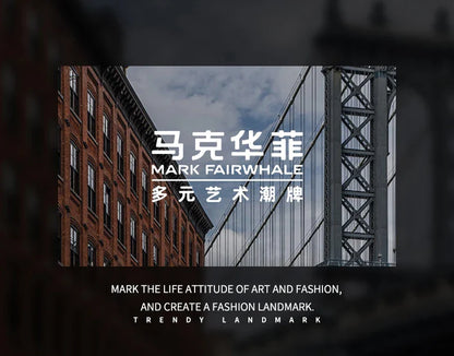 Mark Fairwhale Men’s Luxury Square Quartz Watch — Fashion Waterproof Military Leather Strap Wristwatch