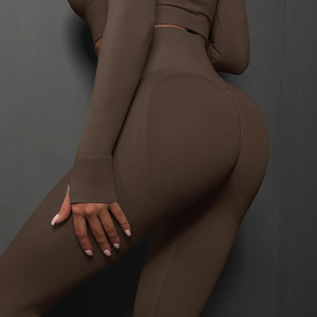 High Waist Women’s Yoga Leggings – Seamless Push-Up Fitness, Running & Gym Pants with Hip Lift and High Elasticity