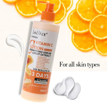 Vitamin C Body Lotion – Moisturizing & Nourishing Body Cream for Skin Repair, Anti-Chapping & Brightening
