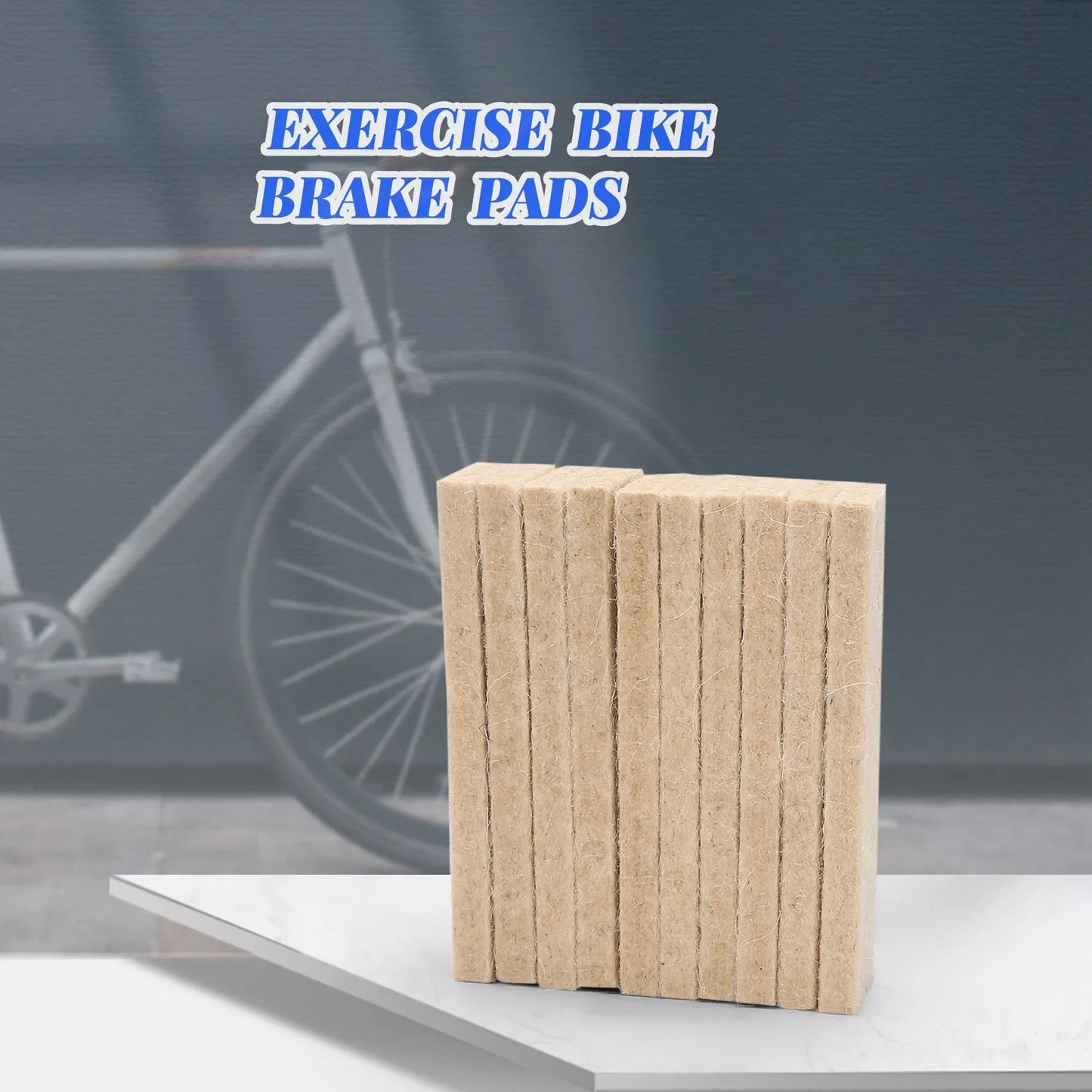 Exercise Bike Brake Pads – Wool Felt Resistance Drag Pad for Spinning Bike, Replacement Brake Pad Part