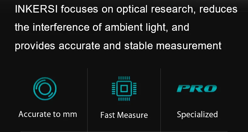 INKERSI Laser Rangefinder Digital Tape Measure 40M/70M/120M High Precision Distance Meter