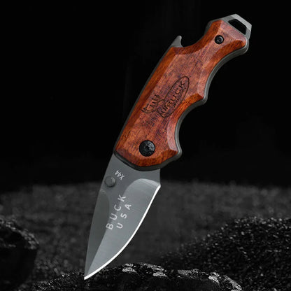 Portable Folding Knife - Outdoor and Household Use, Includes Fruit Knife and Pocket Knife for Easy Carry