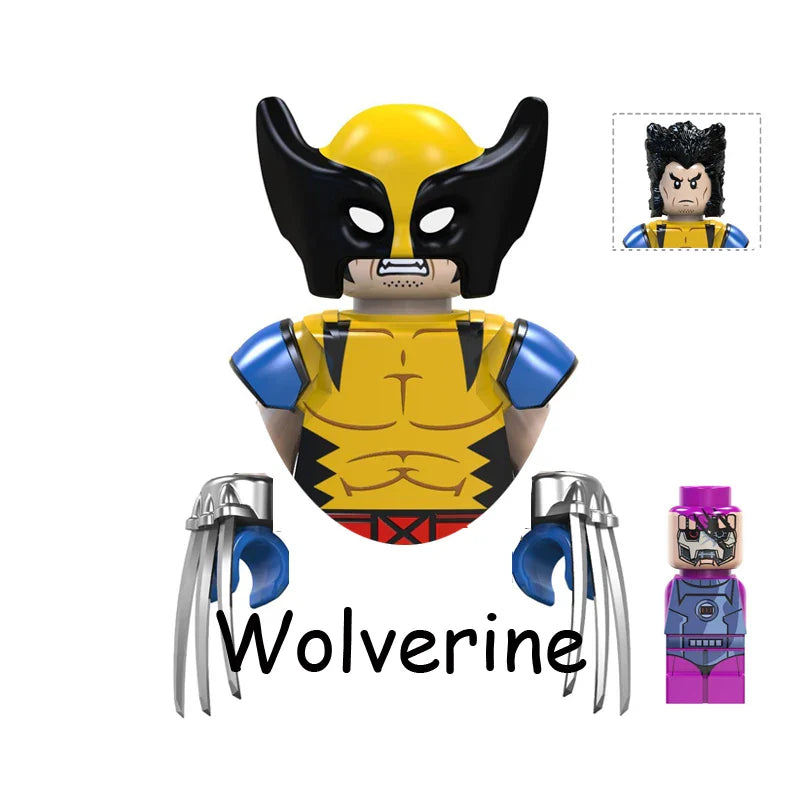 Super Heroes Model Figure Blocks – Invisible Predator vs Alien Jungle Killer Construction Toy for Children