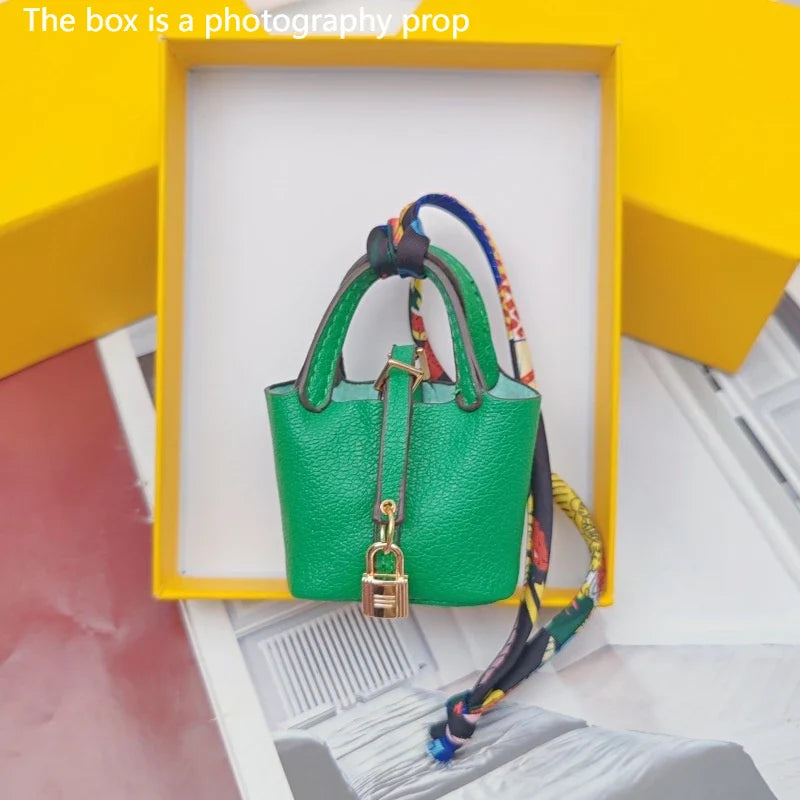 Mini Bag Pendant Keychain – Creative Portable Zero Wallet, Bracelet, and Bluetooth Earphone Multifunctional Hanging Accessory