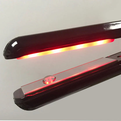 Ultrasonic Infrared Hair Straightener — Cold Keratin Treatment Flat Iron for Frizz Control & Hair Repair