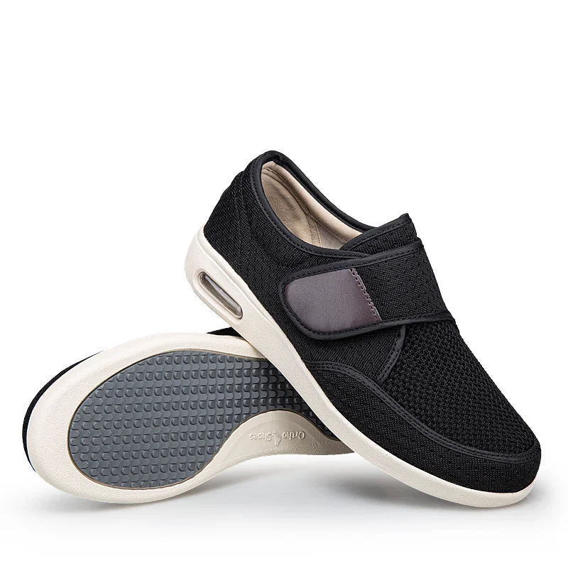 Men’s Adjustable Orthopedic Diabetic Shoes for Swollen Feet, Bunion & Hallux Valgus Pain Relief Comfort Walking Support Shoes