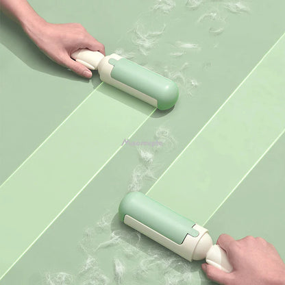 Effortless Pet Hair Removal: Self-Cleaning Electrostatic Brush for Clothes & Upholstery