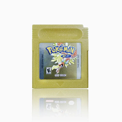 Pokémon GBC 16-Bit Game Cartridges – Red, Blue, Crystal, Gold, Silver, Green & Yellow for Game Boy Color