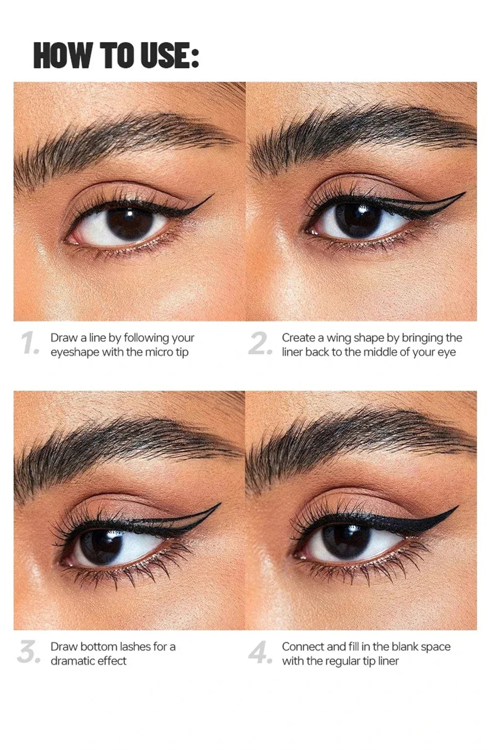 Quick-Dry Waterproof Eyeliner Pencil – Long-Lasting Matte Smooth Eye Makeup Pen