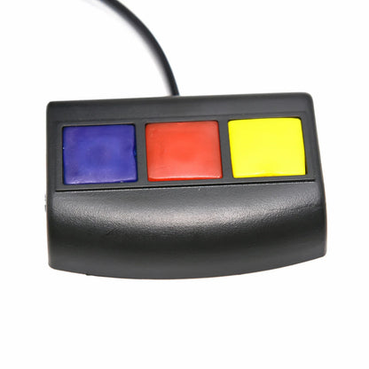 12V 3-Tone Loud Car Horn - 115DB Air Horn with Loudspeaker for Cars, Motorcycles, and Police Fire Sirens