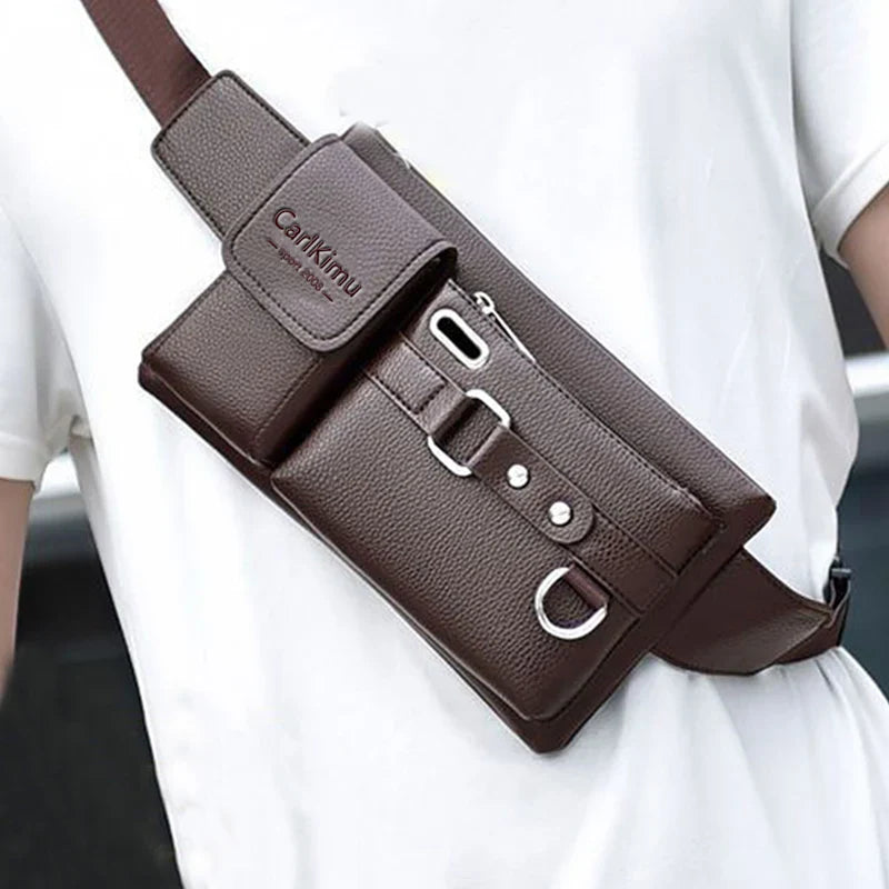 Unisex Stylish Crossbody Shoulder Bag – Trendy Neutral Commuter & Gym Fitness Bag for Everyday Use