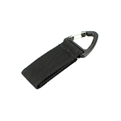 Outdoor Camping Hiking MultiTool Molle Webbing Clip - EDC Tactical Nylon Ribbon Keychain Clasp Hook Carabiner Fastener Buckle