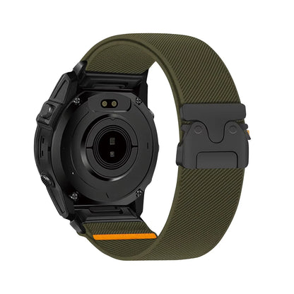 Nylon Quick Fit Watch Strap - 20mm 22mm 26mm Replacement Band for Garmin Fenix, Tactix & Instinct Series