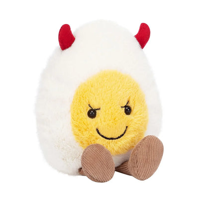 Lovely Soft Boiled Egg Cat Toy – Creative Pet Doll, Happy Smile Plush for Home, Holiday & Kids Gift