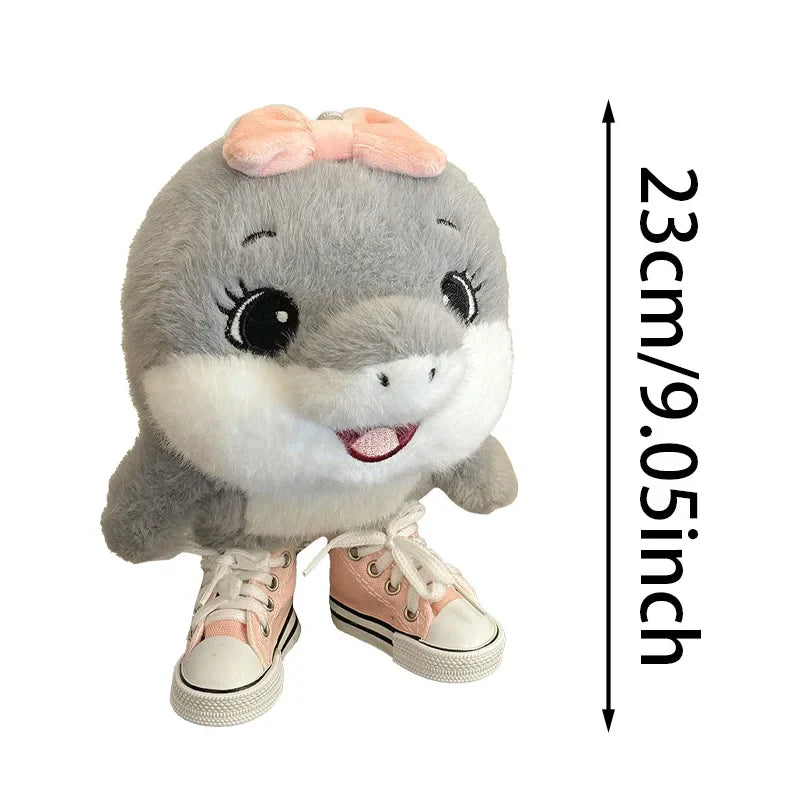 Tungtungtung Italian Brainrot Shark Plush Doll – Soft Anime Plushie Stuffed Pillow Toy