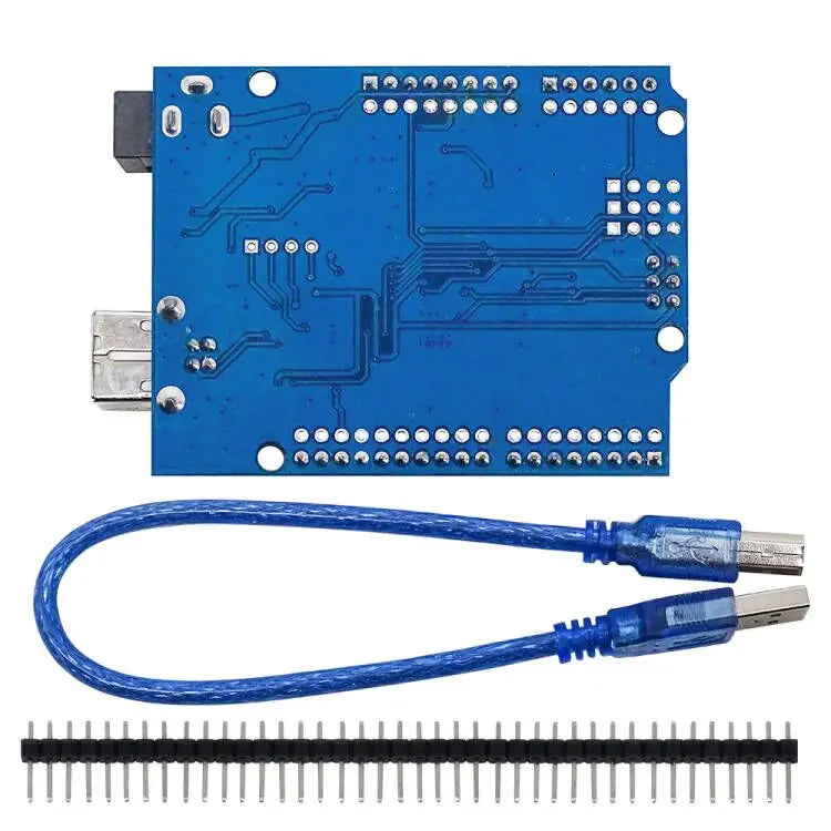 UNO R3 ATmega328P Development Board - Arduino IDE Compatible Controller Board with Pin Header & USB Cable