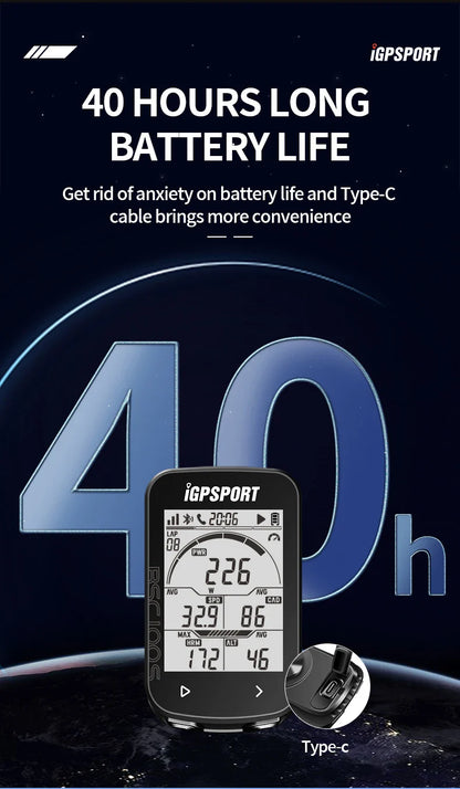 IGPSPORT BSC100S GPS Bike Computer — Wireless Speedometer & Cycling Odometer