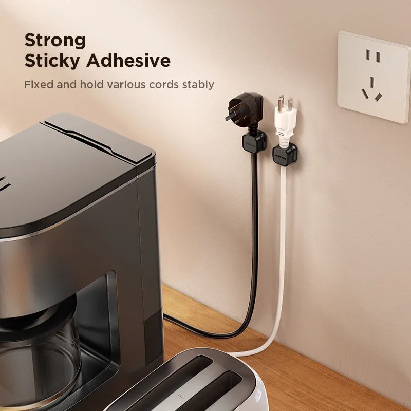 Joyroom Magnetic Cable Clips | Smooth Adjustable Cord Holder | Under Desk Cable Management Wire Keeper for Organized Cables