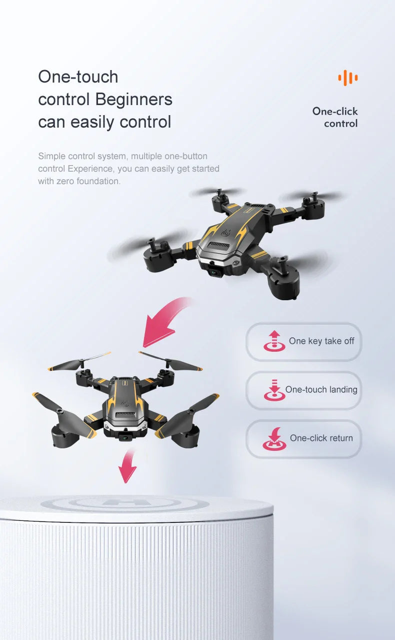 KBDFA G6 5G Drone – 8K HD Camera, GPS, Four-Sided Obstacle Avoidance, Foldable Quadcopter RC Helicopter for FPV & Professional Use