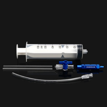 Bicycle Tubeless Tire Liquid Injection Tool — 60ML Syringe with Presta Valve Core Remover for MTB & Road Bikes
