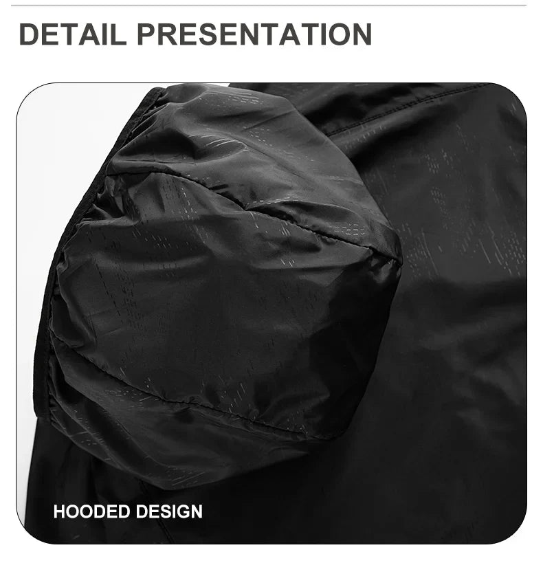 LNGXO Waterproof Hiking Jackets for Men & Women – Sun Protection Windbreaker, Camping, Climbing, and Outdoor Rain Coat, Unisex Portable Gear