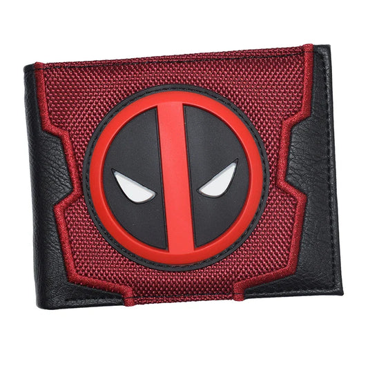 Marvel Comics Deadpool Wallet – PVC Short Purse with Coin Pocket for Men & Women