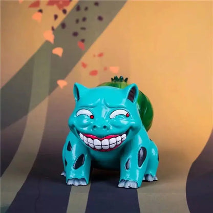 TOMY Pokemon Funny Freak PVC Action Figures — Pikachu, Bulbasaur, Charmander & Squirrel Anime Model Toy Gift for Boys
