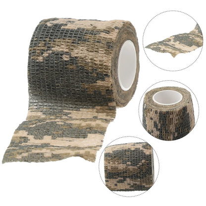 Camouflage Invisible Tape — Reusable Self-Cling Camo Wrap for Hunting Rifle & Outdoor Camping
