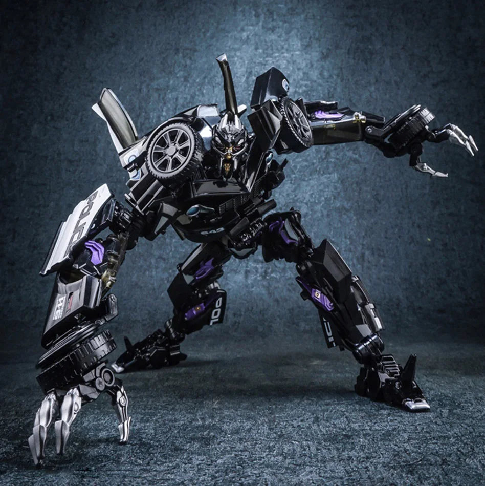 BMB Transformation LS02 Barricade – KO MPM05 Black Mamba MP Action Figure Robot Toy Collection