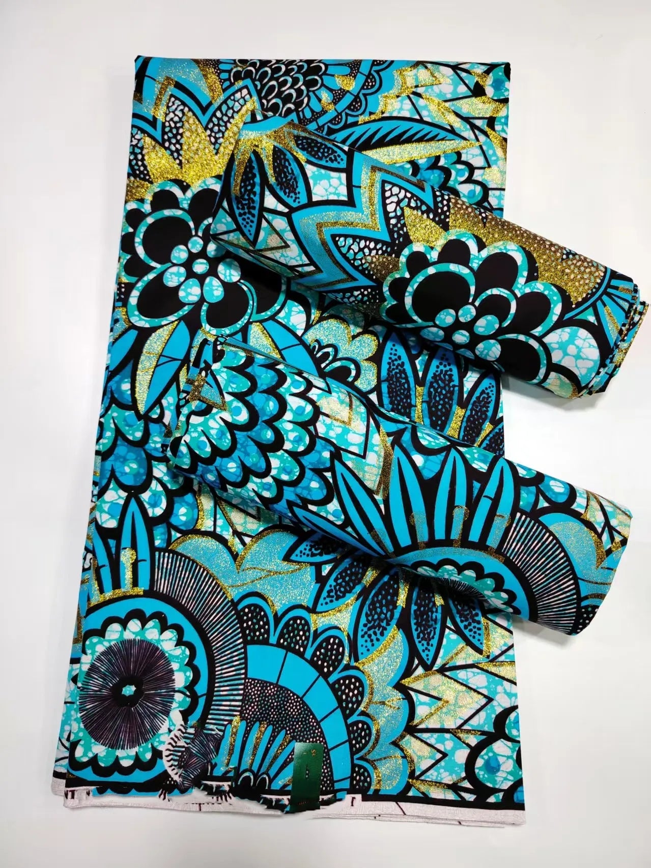 Original African Wax Print Fabric - 6 Yards 100% Cotton Nigerian Ankara Sewing Material