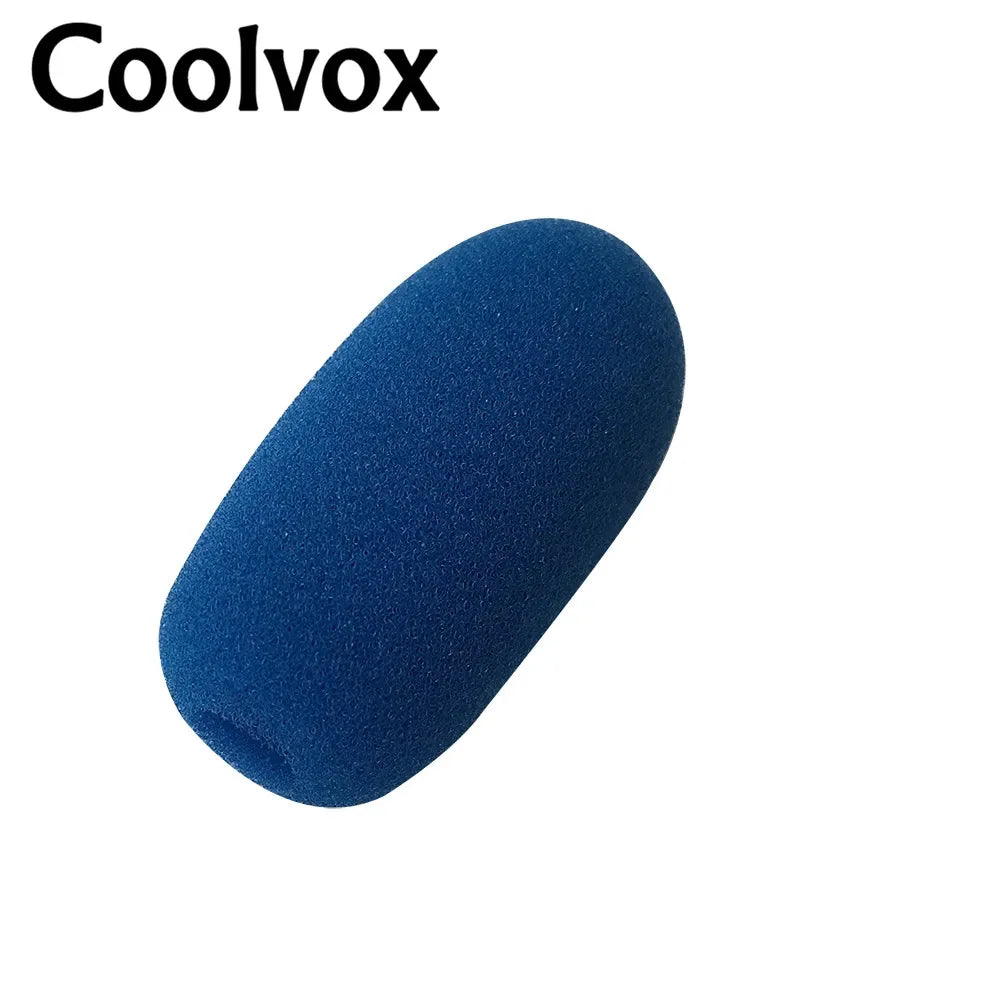 5PCS Microphone Foam Windscreen Covers — Wired & Wireless Lapel Mic, Inner Diameter 1cm (0.39")