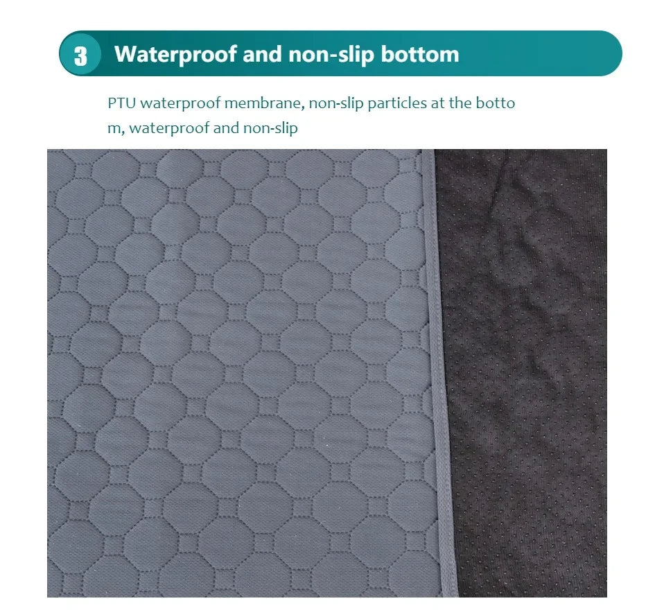 Reusable Dog Pee Pad Blanket – Absorbent Washable Puppy Training Mat & Pet Bed, Urine Protector for Car Seat, Pet Supplies