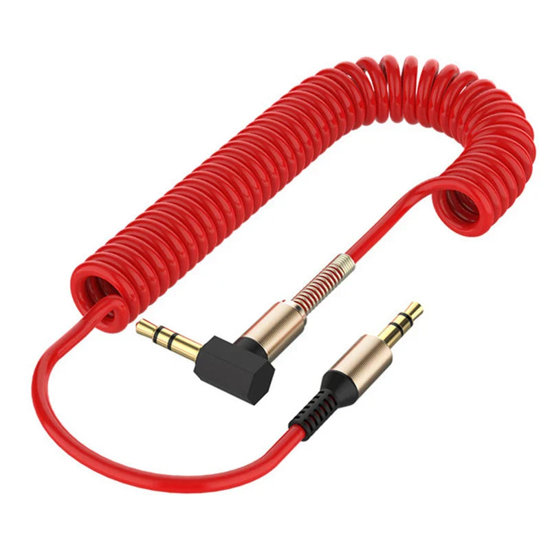 3.5mm Male-to-Male Audio Aux Cable — For Samsung Car Headphone & Speaker Wire